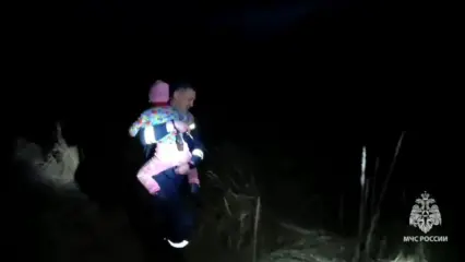 В Татарстане сотрудники МЧС спасли семью с ребёнком, заблудившихся в лесу