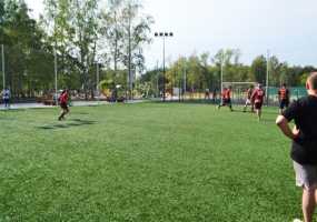 Нижнекамцы пожаловались на разметку на футбольном поле в парке «СемьЯ»