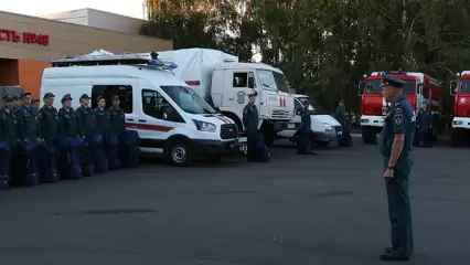 Пожарные Татарстана отправились на тушение пожаров в Нижегородской области