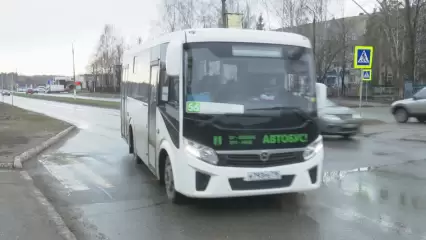 В Нижнекамске из-за ремонта дорог изменился маршрут автобуса №56