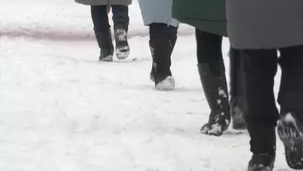 Воскресенье встретит татарстанцев морозами до -18 и снежными заносами