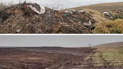 В Татарстане ликвидировали 12-километровую свалку