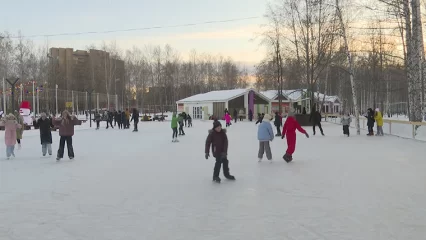 Где покататься на коньках в Нижнекамске в новогодние праздники