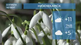 Прогноз погоды в Нижнекамске на 4-е апреля 2024 года
