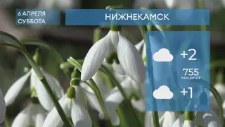 Прогноз погоды в Нижнекамске на 6-е апреля 2024 года