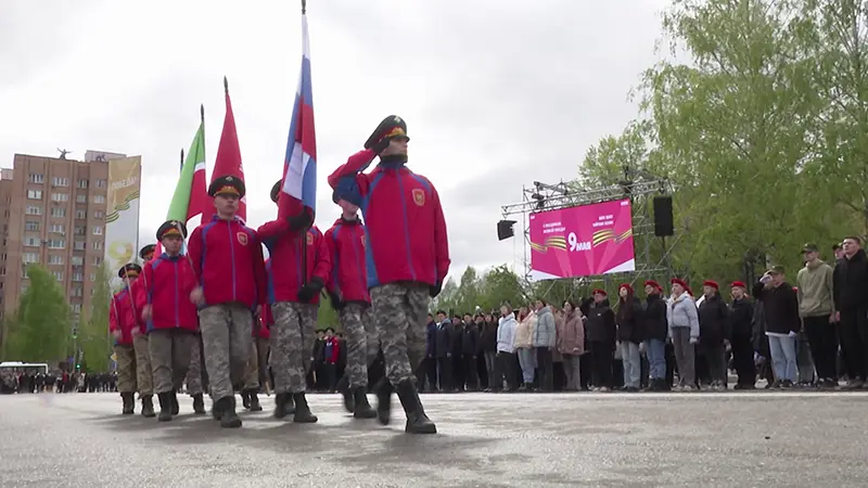В Нижнекамске прошла генеральная репетиция парада Победы