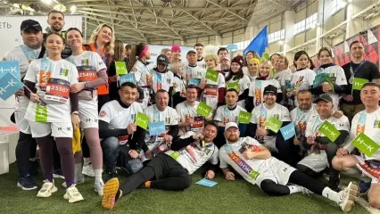 Команда Нижнекамска приняла участие в Казанском марафоне