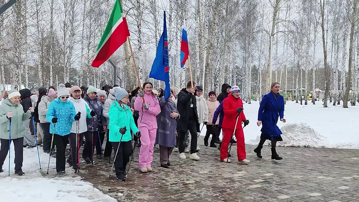 Акция 10 000 шагов к жизни в Нижнекамске