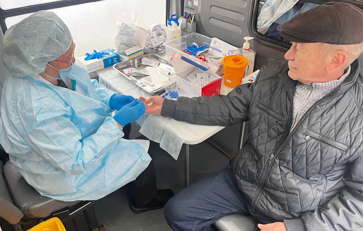 Медицина тикшерүе дә уздылар // Автор фотолары