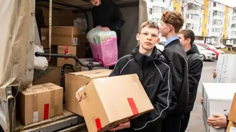 Түбән Камадан Лисичанск һәм Рубежное шәһәрләренә чираттагы гуманитар ярдәм партиясе китте