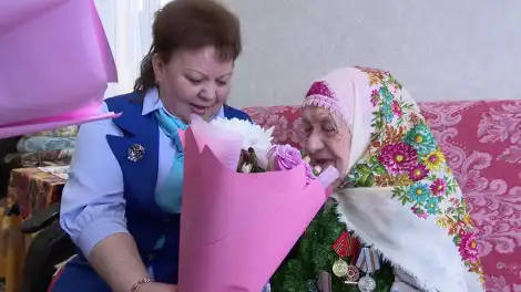 Түбән Камада яшәүче тыл ветеранына 94 яшь тулды