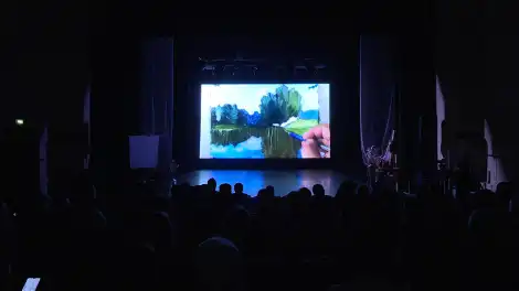 Түбән Камада Татарстанның сәнгать эшлеклесе Илдус Мортазин иҗатына багышланган әдәби-музыкаль кичә оештырылды - телеканал НТР 24