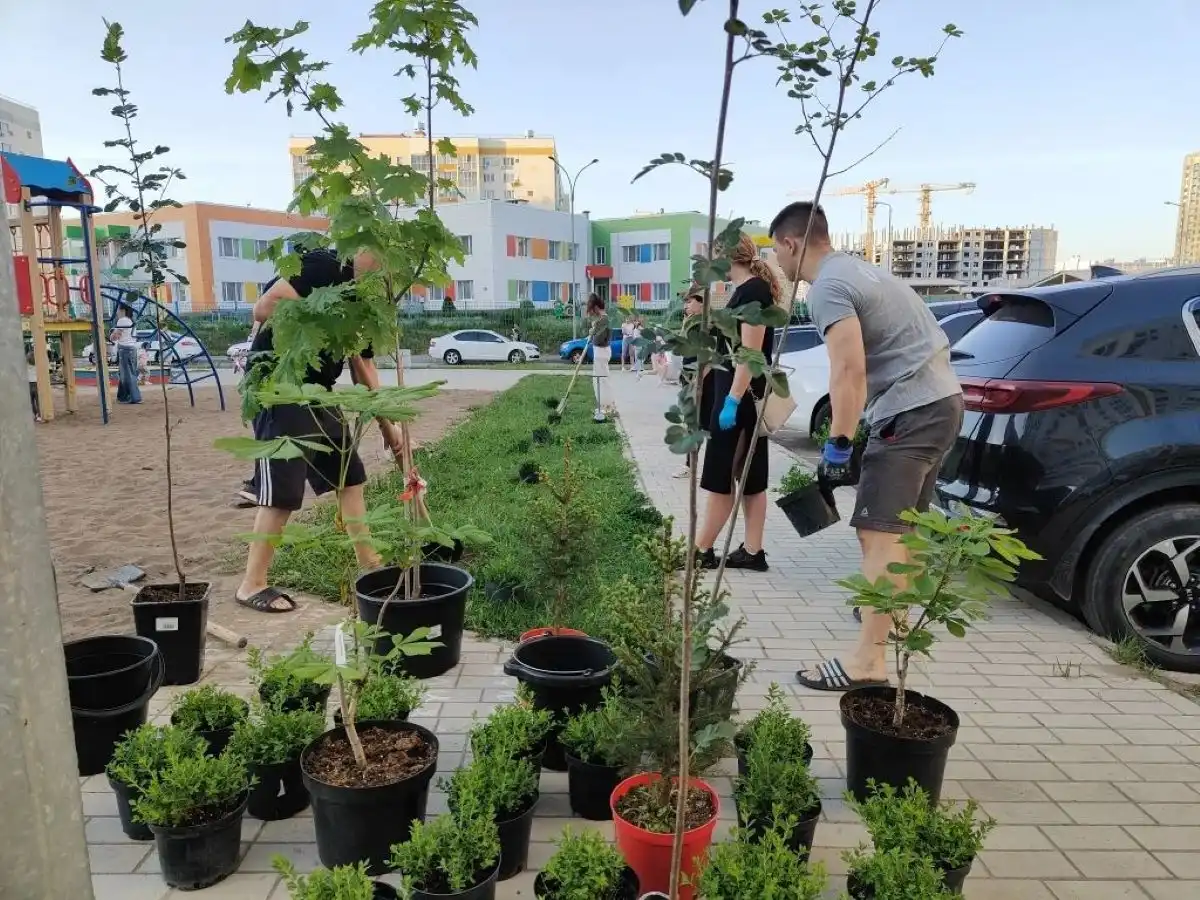 Түбән Каманың 49нчы микрорайонында экологик акция узды