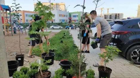 Түбән Каманың 49нчы микрорайонында экологик акция узды