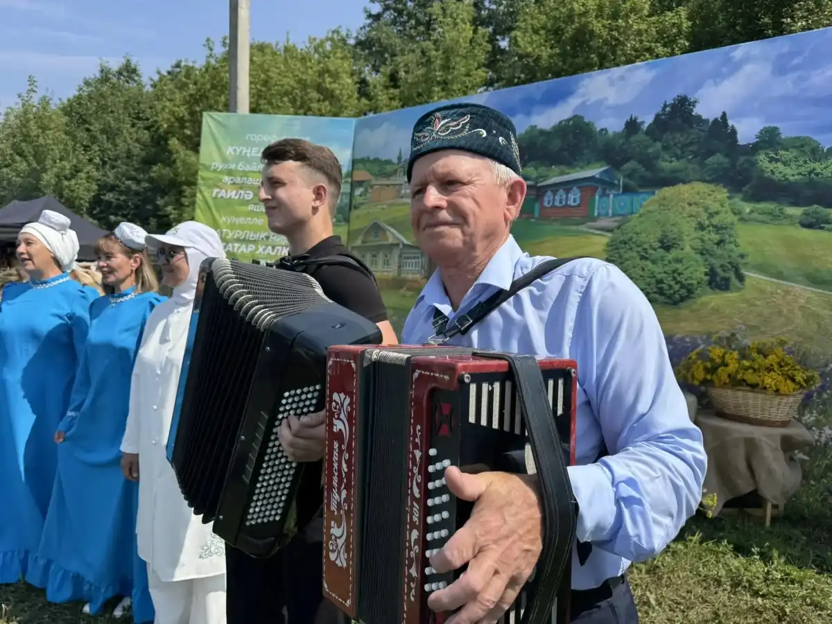 Гармонисты встречают гостей