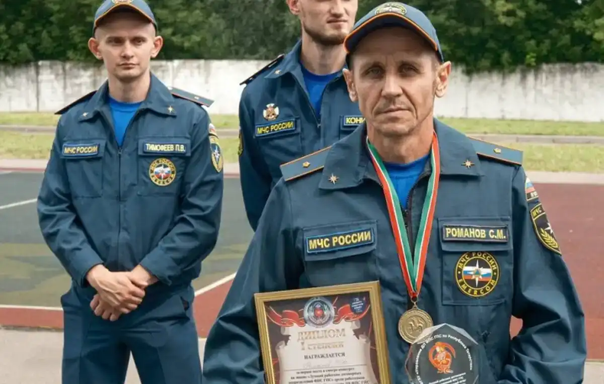 Пожарный Сергей Романов из Нижнекамск