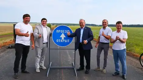 Түбән Кама районында капиталь ремонттан соң Майская Горкага илтүче юл ачылды - телеканал НТР 24