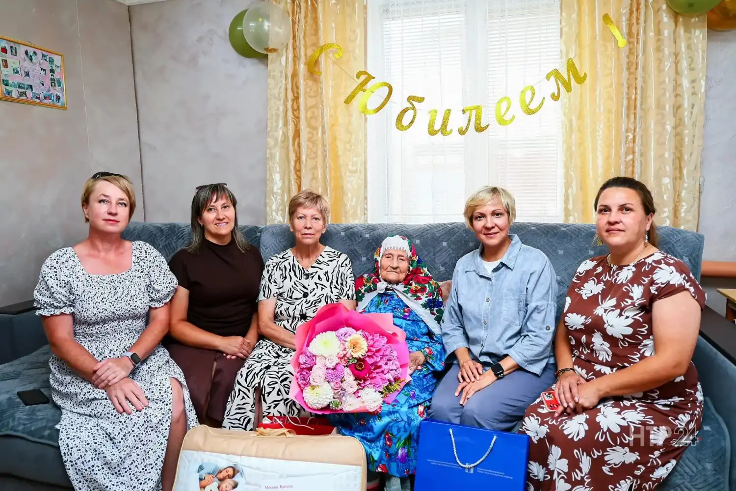 100-летие жительницы Шереметьевки
