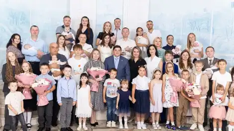 Түбән Камада тугыз гаилә күп балалы статусына ия булды - телеканал НТР 24