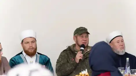 Түбән Каманың «Җәмигъ» мәчетендә хәрбиләрнең якыннары белән очраштылар - телеканал НТР 24