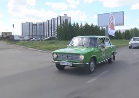 В Нижнекамске в честь юбилея «АвтоВАЗа» прошел автопробег