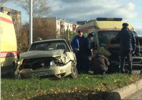 В Нижнекамске произошло ДТП с участием скорой помощи