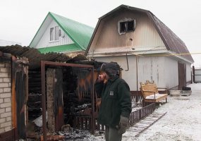 Недалеко от Нижнекамска сгорели две бани, ущерб составил почти 1 млн рублей