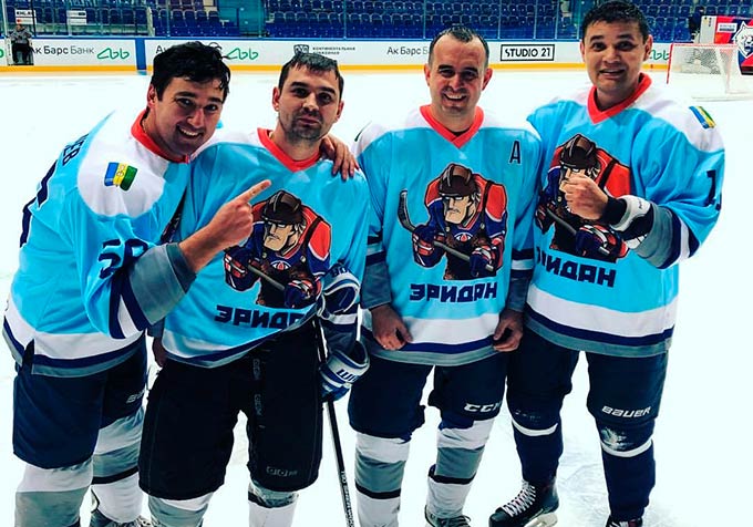 В Нижнекамске уже 9 команд играют в любительской хоккейной лиге