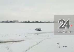 На Каме недалеко от Нижнекамска под лед провалился человек на квадроцикле - НТР 24