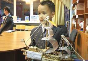 В Нижнекамске на конкурсе корабельного дела было представлено более 30 макетов боевых кораблей - НТР 24