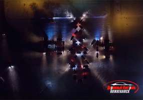 Нижнекамские автолюбители устроили предновогодний флешмоб - НТР 24