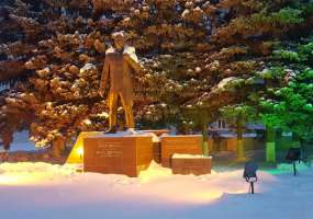 В Нижнекамске 8 градусов мороза, идет снег - НТР 24