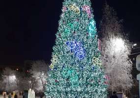 В Нижнекамске на елку вместо новогодних игрушек повесили велосипеды - НТР 24