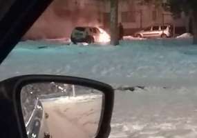 В Нижнекамске ночью сгорела иномарка - НТР 24