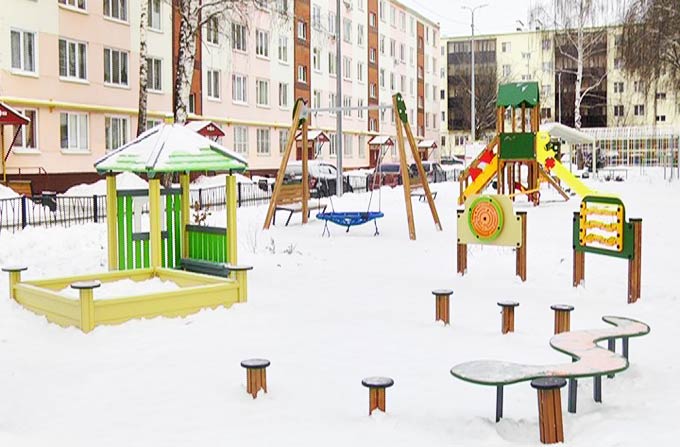 В Нижнекамске появится 19 новых детских площадок