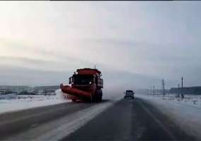 В Татарстане из-за снегопада закрываются некоторые трассы - НТР 24