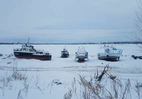 Люди на снегоходах провалились под лед недалеко от Нижнекамска - НТР 24