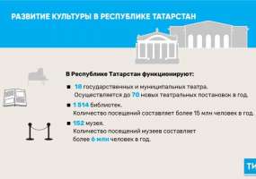 Более 20 млн человек ежегодно посещают татарстанские музеи и библиотеки