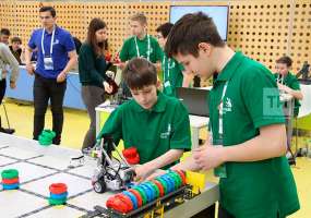 В Казани проходят состязания роботов и коптеров в рамках соревнований по стандартам WorldSkills - НТР 24