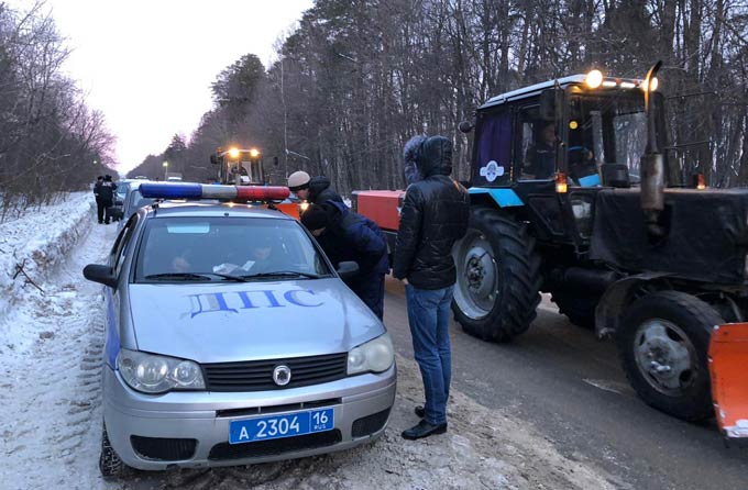 В Нижнекамске во время "Тоннеля" оштрафовали 14 водителей
