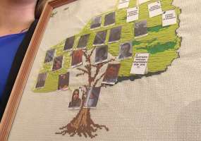 Девушка из Нижнекамска сделала вышивку генеалогического древа своих предков - НТР 24