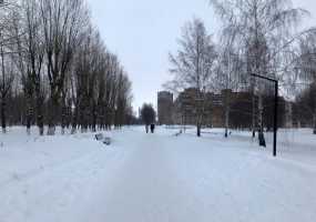 В Нижнекамске идет снег, 5 градусов мороза - НТР 24