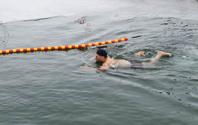Заплыв 61-летнего моржа в Сокольском пруду Мамадышского района попал в Книгу рекордов Гиннесса