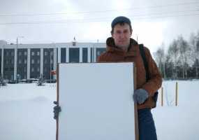 Активист из Нижнекамска провел одиночный пикет в Набережных Челнах - НТР 24