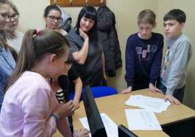 О работе медиахолдинга НТР журналисты рассказали ученикам школы №11