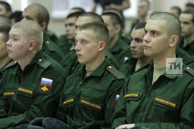 В весенний призыв на службу в армию от Татарстана отправятся более 3 тыс новобранцев