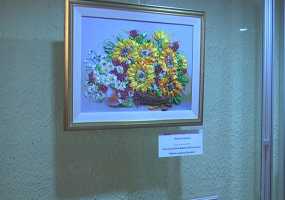 В Нижнекамске открылась выставка объемных картин нижнекамских рукодельниц