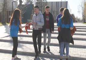 В Нижнекамске стартовала акция «Георгиевская ленточка» - НТР 24