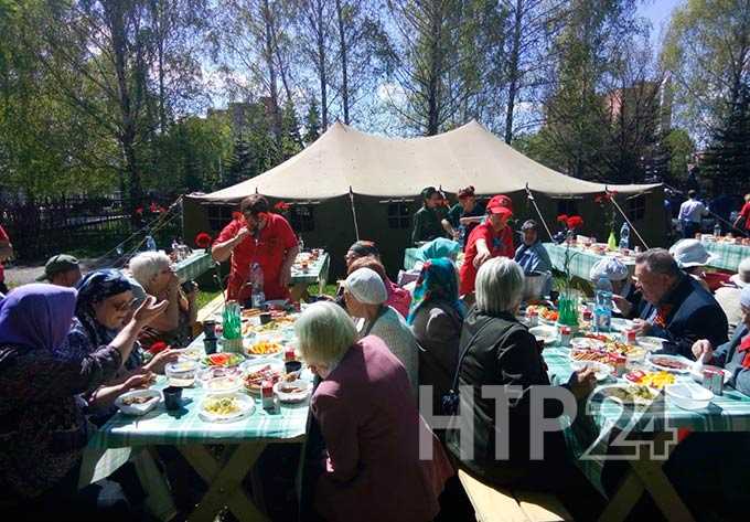 После парада Победы ветеранов из Нижнекамска пригласили в VIP-зону