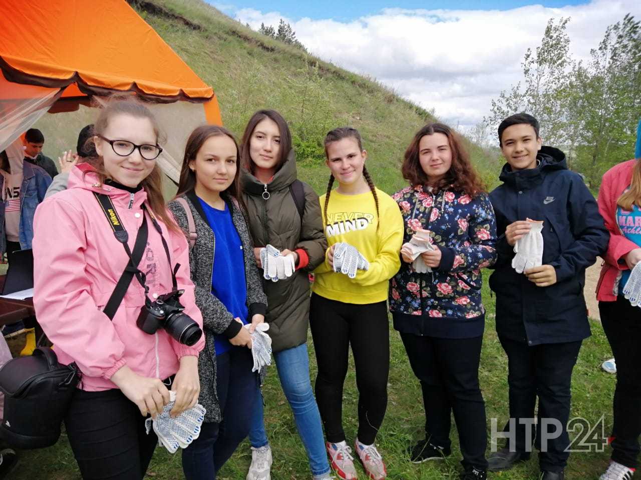 Волонтеры из Нижнекамска участвуют в «Чистых играх»